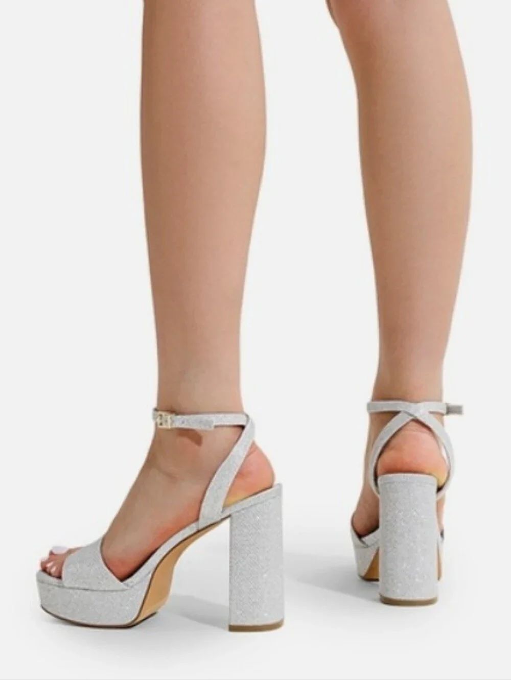 BRAND NEW MADDEN GIRL ANKLE-STRAP PLATFORM CHUNKY HIGH  HEEL SANDALS
